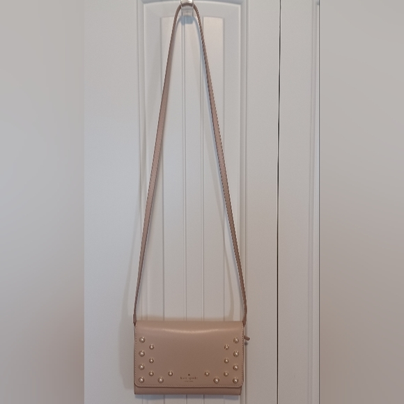 Kate Spade Pearl Blush Clutch Crossbody Bag - Picture 3 of 16